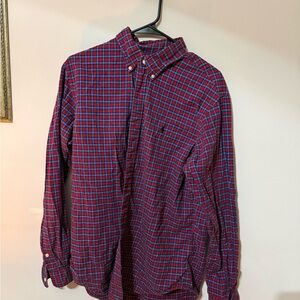 Ralph Lauren Red and Blue Checkered Shirt
